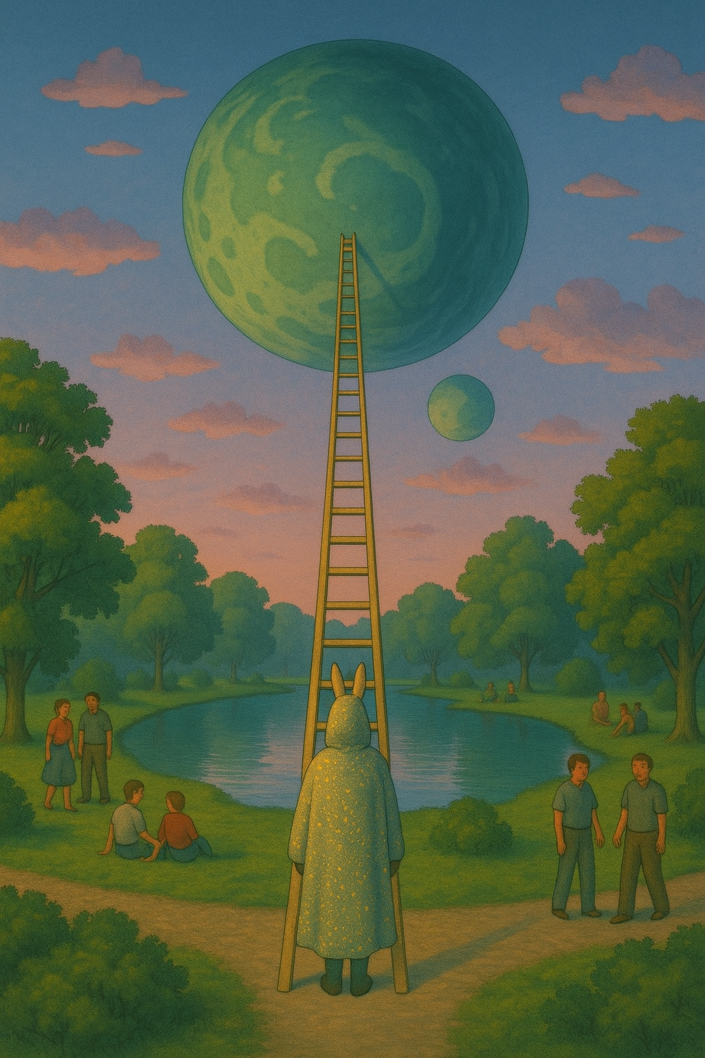 Stairs to the to the above planet